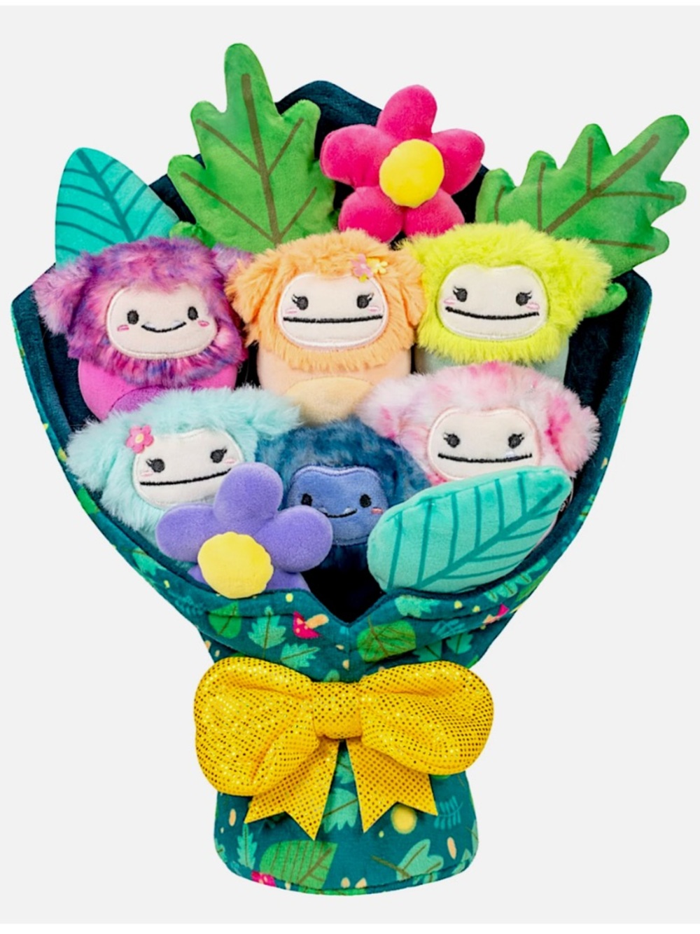 Squishmallows Micromallows Bigfoot Easter Bouquet - Multicolor
